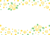 黄色いバラのフレーム