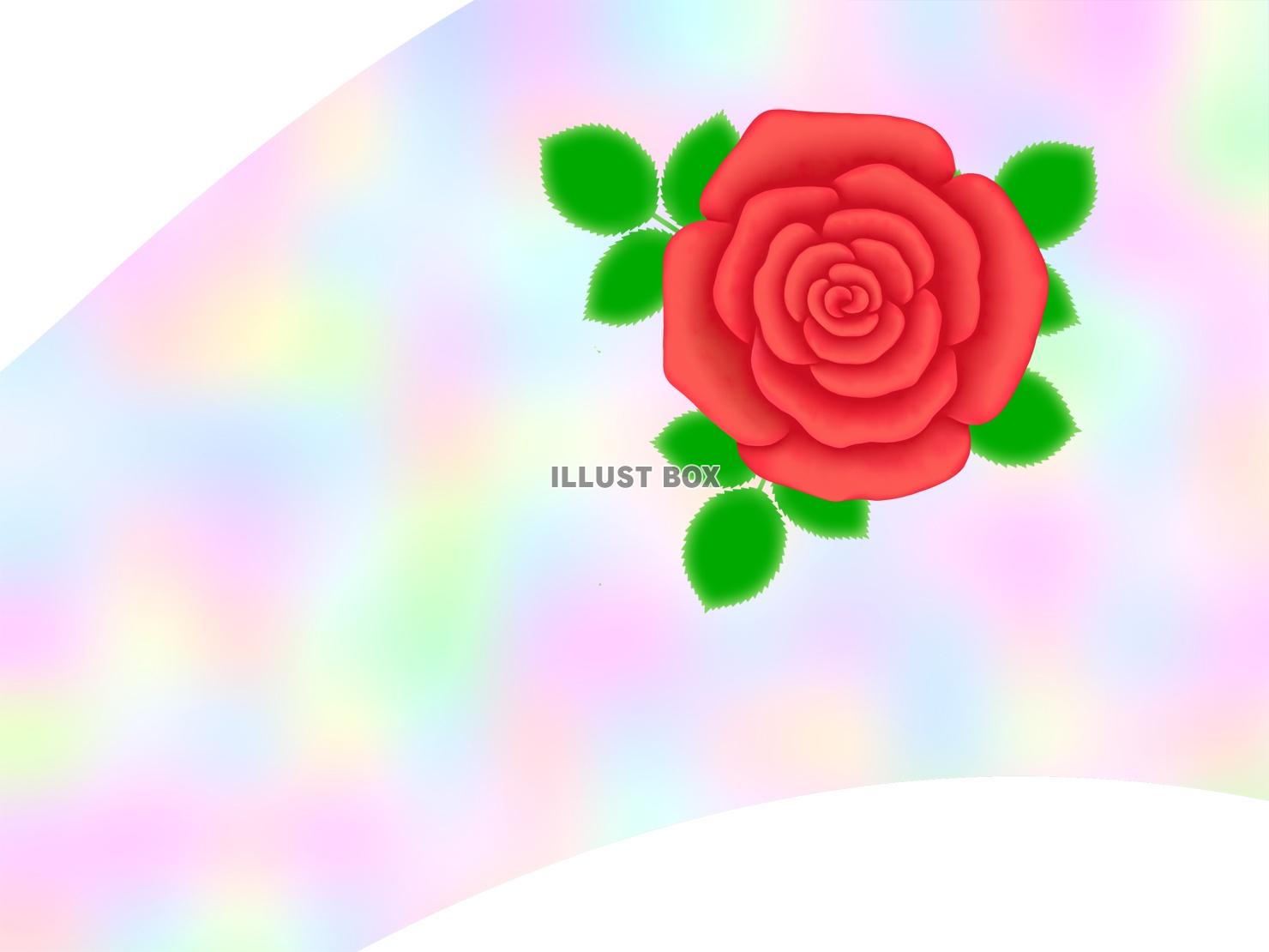無料イラスト 薔薇の花模様壁紙シンプル背景素材イラスト