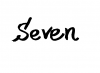 フォント素材「seven」