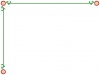 花模様フレームシンプル飾り枠素材イラスト