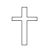 十字架(モノクロ)