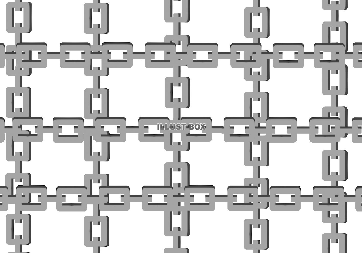 無料イラスト 鎖のパターン６ Png