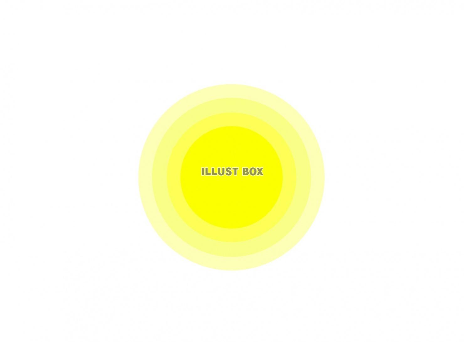 黄色の円形レイアウト(背景)