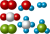 分子のイメージ　科学　理科