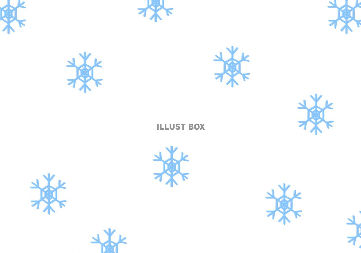 無料イラスト 雪の結晶背景 デザイン