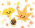 かわいい紅葉たち　透過png