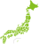 日本地図データ（分割）日本列島  46都道府県