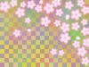 桜の花模様壁紙和風柄背景素材イラスト