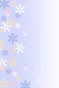雪の結晶の壁紙背景　青