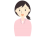 笑顔の女性の切り抜きイラスト（透過png）