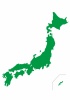 JAPAN★日本地図（県境なし）