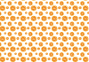 オレンジのパターンイラスト