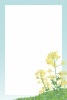 菜の花と春の野原フレーム(zip:pdf,jpg)