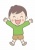 子供イラスト★小学生の男の子★喜ぶ