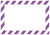 斜線柄フレーム〈紫２〉A4比率