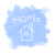 絵本風で可愛い手書きの「HOME」アイコン