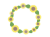 ヒマワリのサークルフレーム　線なし