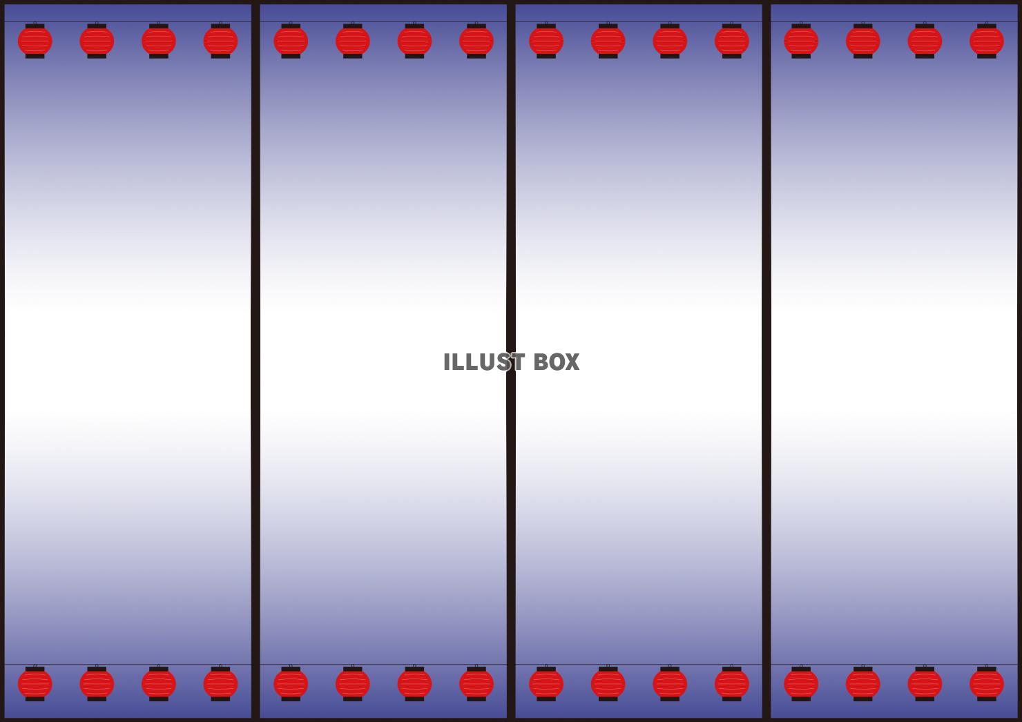 無料イラスト 2枠 縁日の出店値札 提灯 グラデ Eps Png