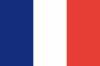 フランス国旗のイラストフリー素材