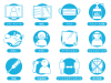 感染症予防・対策　取り組みアイコンセット1