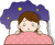 眠れない女性