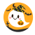 ハロウィンおばけのイラスト　透過png