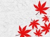 和紙に紅葉の葉っぱ壁紙シンプル背景素材イラスト