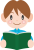 読書をする少年