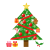 クリスマスツリー素材　透過png