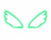 光る翼(黄緑)