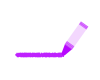 ラインクレヨン(紫)