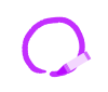 丸のクレヨン(紫)