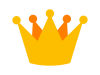 金の王冠（透過PNG）のアイコン素材