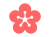 梅の花（透過PNG）のアイコン素材