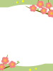 梅の花模様フレームシンプル和風柄飾り枠背景イラスト透過png 
