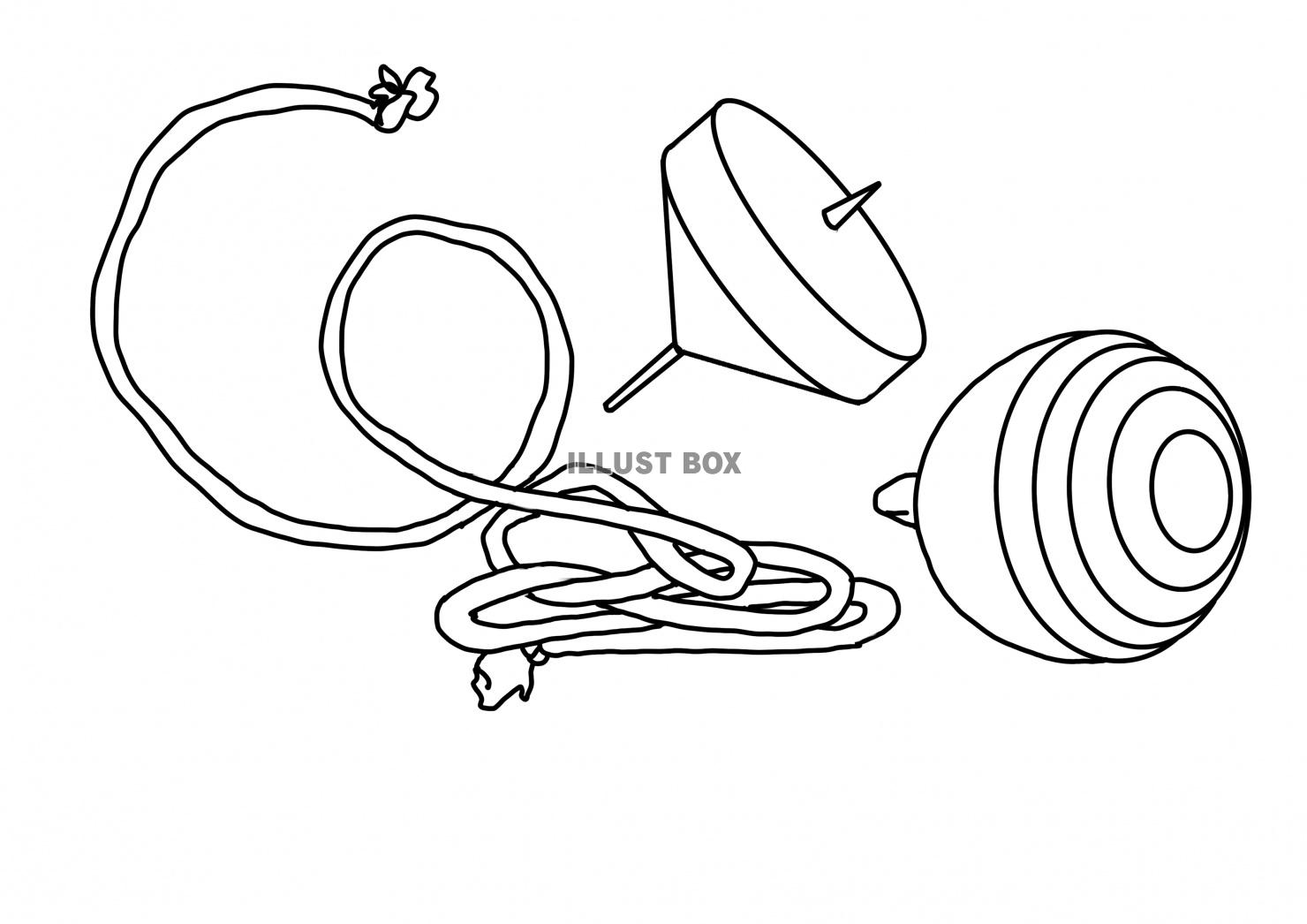 独楽 イラスト無料
