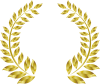 透過png画像金色ゴールド豪華葉キラキラ月桂樹エンブレムランキング表彰アワードアイコンチラシ広告用無料イラストフリー素材