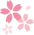 桜の花イラスト花びら