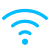 Wi-Fiのマーク２　水色