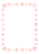 入学式などに使える桜縦フレーム　透過png