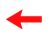 シンプルな赤い矢印