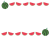 すいかのフレーム02　西瓜とカット西瓜