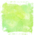 水彩タッチのラフな四角形（グリーン）