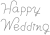 Happy Wedding グレイ