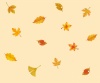 手書きの 秋の背景素材