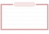 JPEG・太線　二重　メモの枠フレーム・ピンク