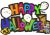 可愛い「HAPPY HALLOWEEN」の文字