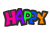 可愛い「HAPPY」の文字