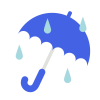 傘のマーク・雨のアイコン【天気】