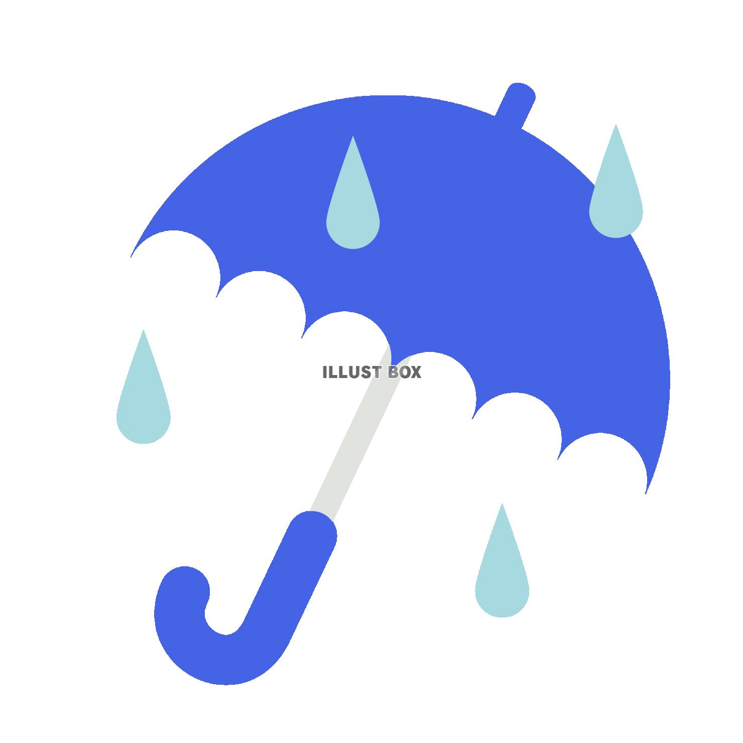 傘のマーク・雨のアイコン【天気】